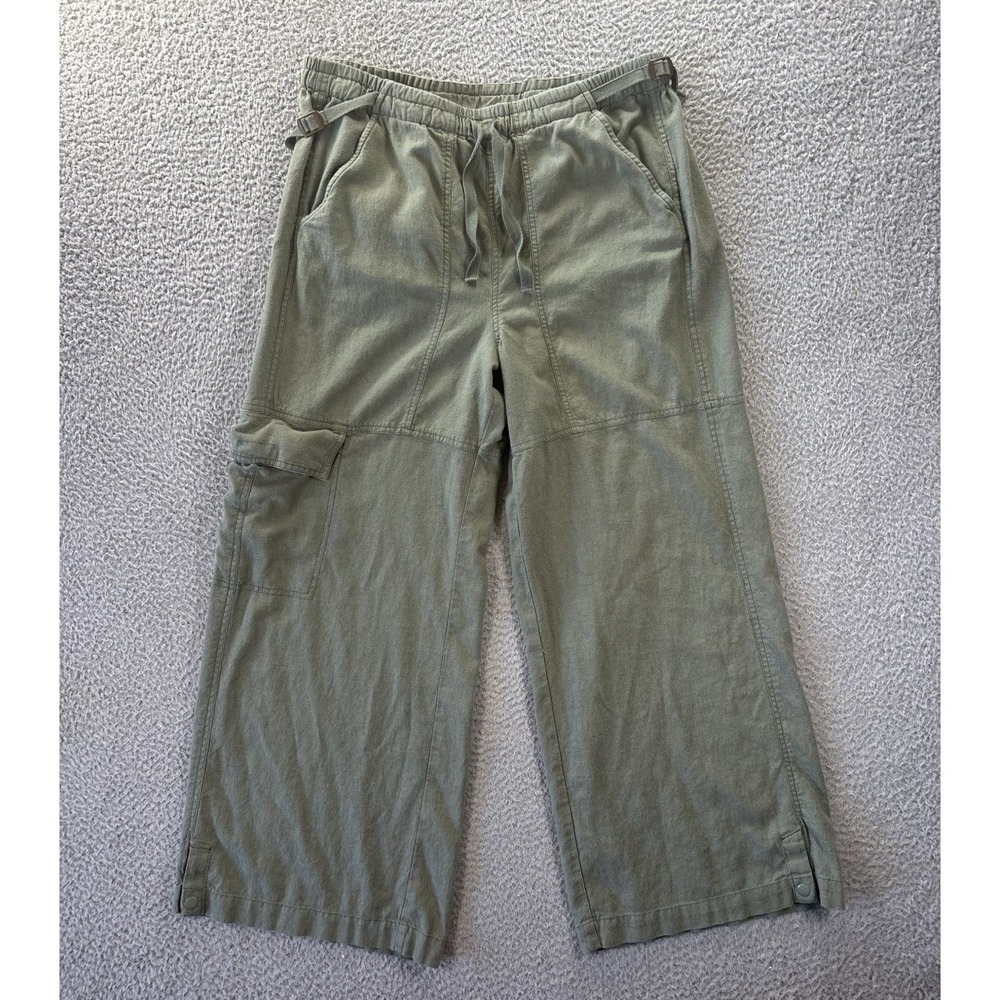 Anthropologie Sage Green Wide Leg Pants